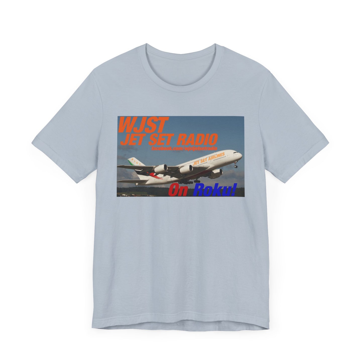 WJST Jet Set Logo Unisex Jersey Short Sleeve Tee