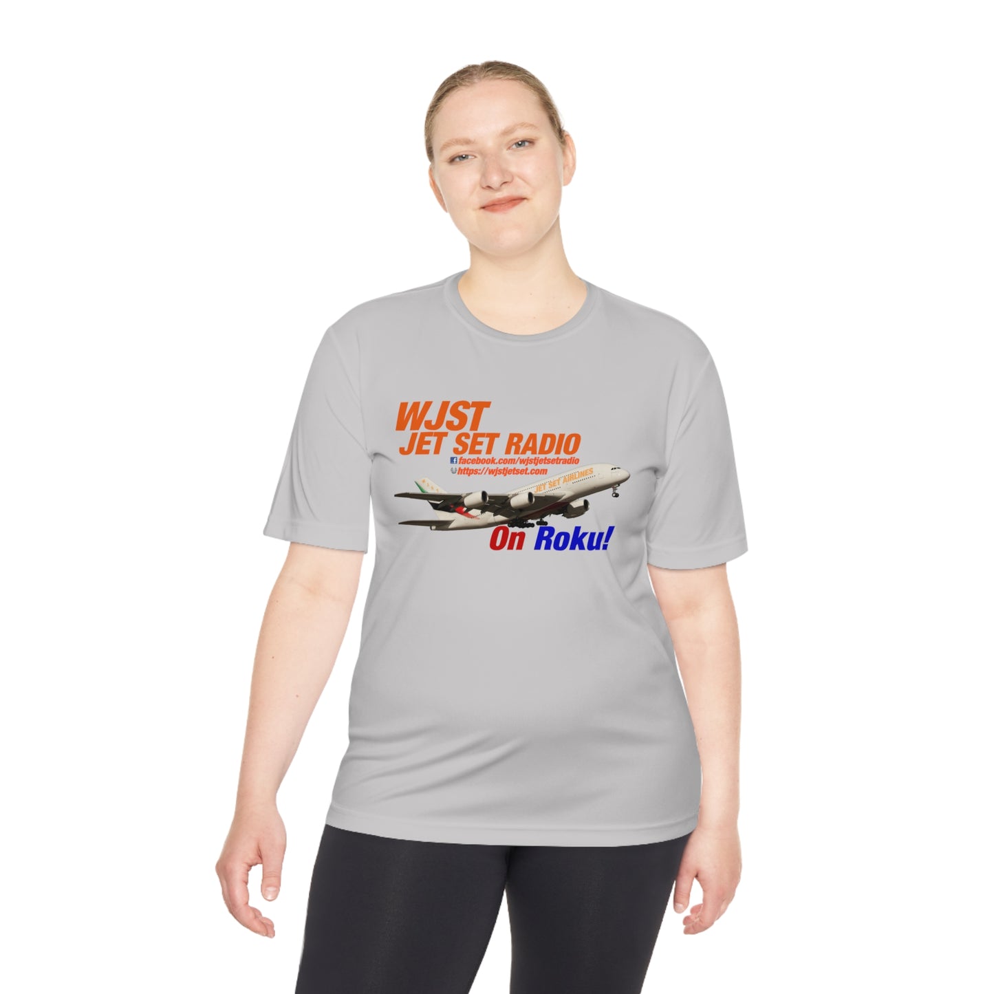 WJST Jet Set Logo Unisex Moisture Wicking Tee