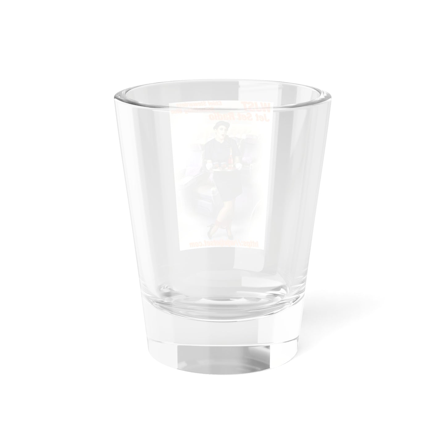 WJST Jet Set Shot Glass, A 1.5oz