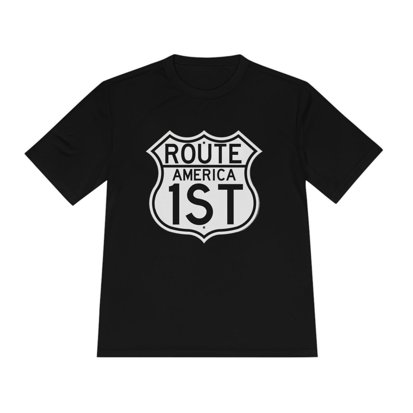 US Route America 1 ST Unisex Moisture Wicking Tee