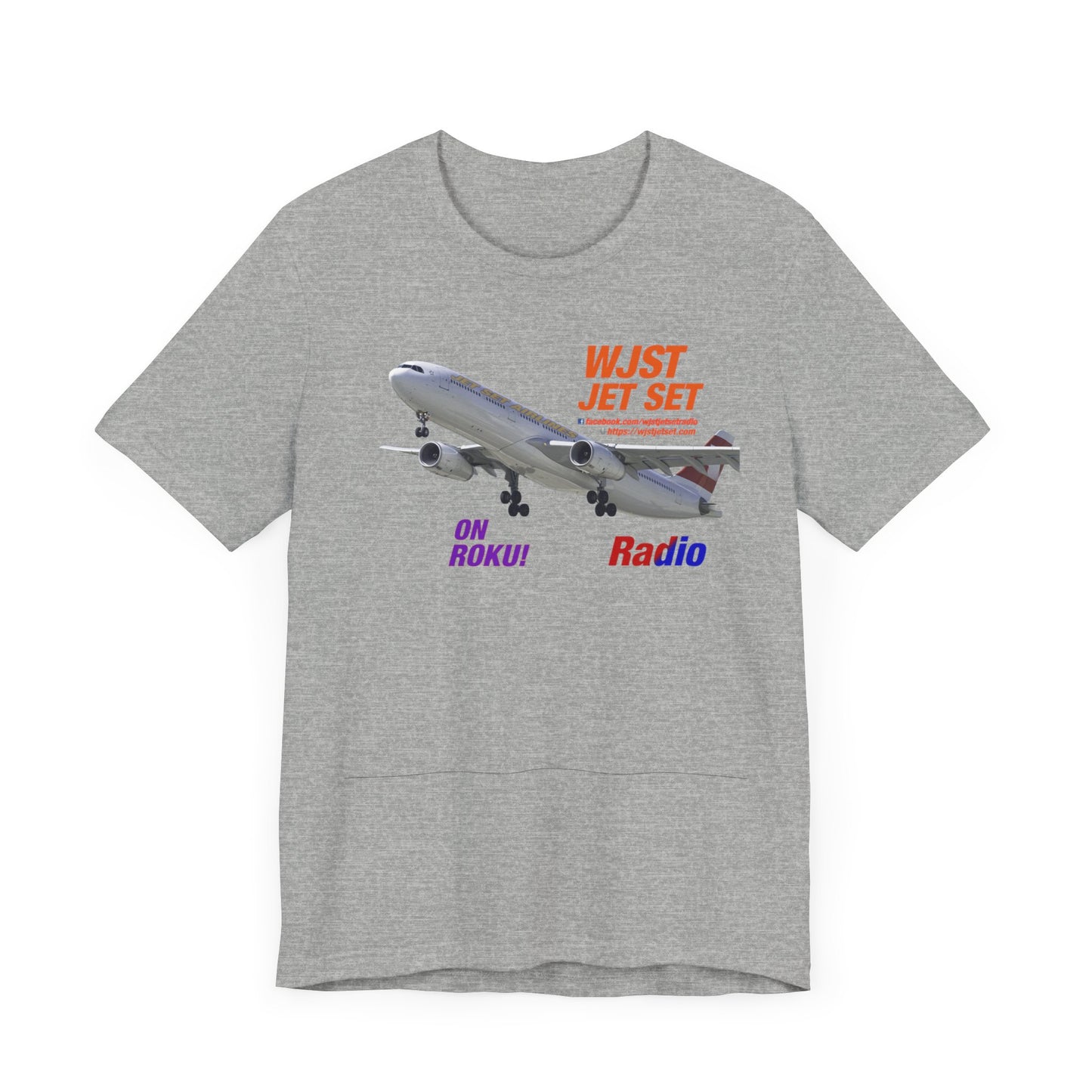 WJST Jet Set Logo Unisex Jersey Short Sleeve Tee