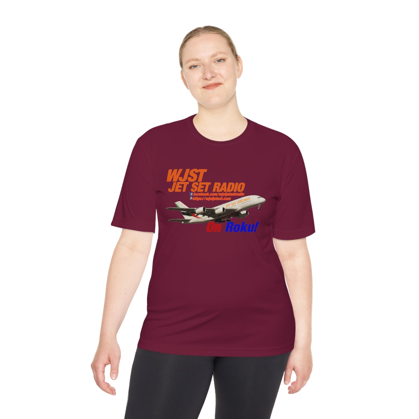 WJST Jet Set Logo Unisex Moisture Wicking Tee