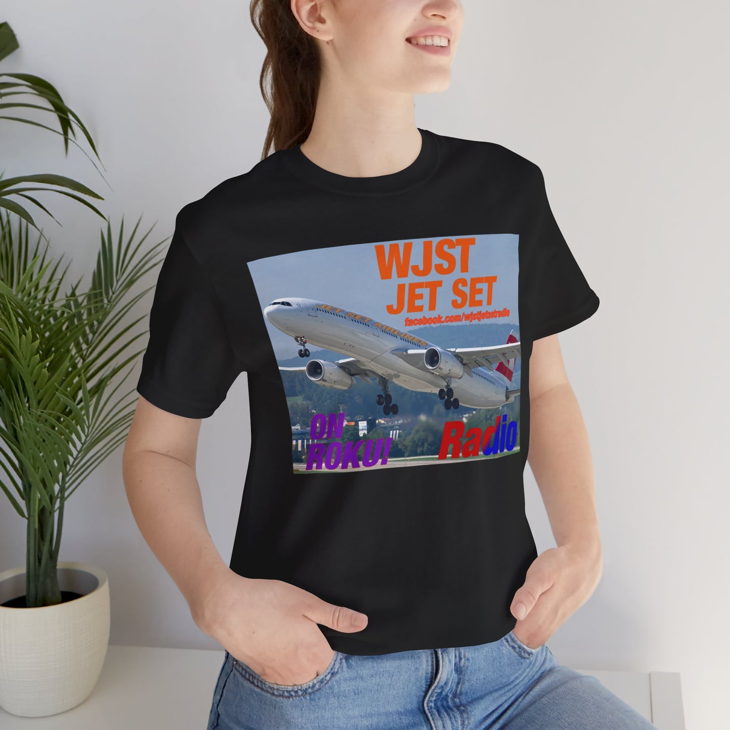 Jet Set Airlines Unisex Jersey Short Sleeve Tee