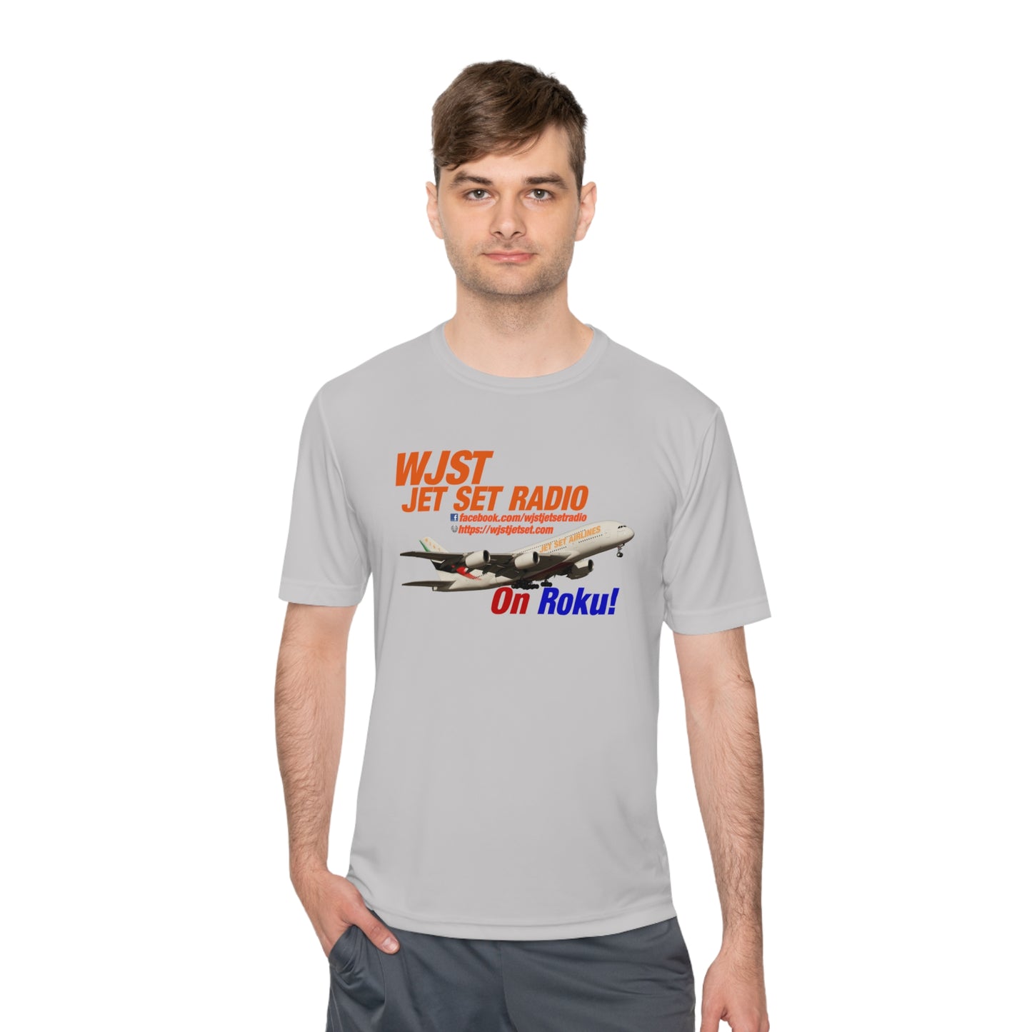 WJST Jet Set Logo Unisex Moisture Wicking Tee