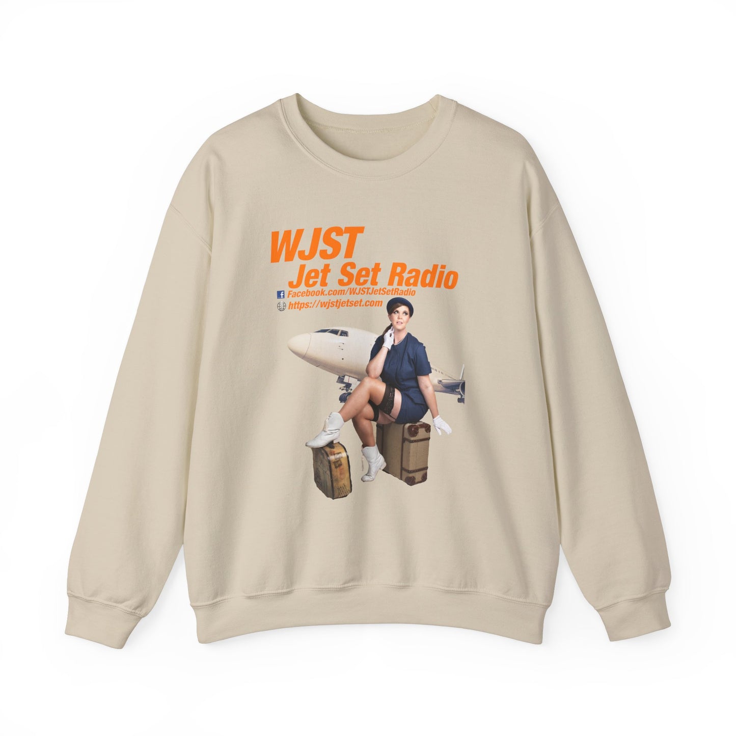 WJST Something Blue Unisex Heavy Blend™ Crewneck Sweatshirt