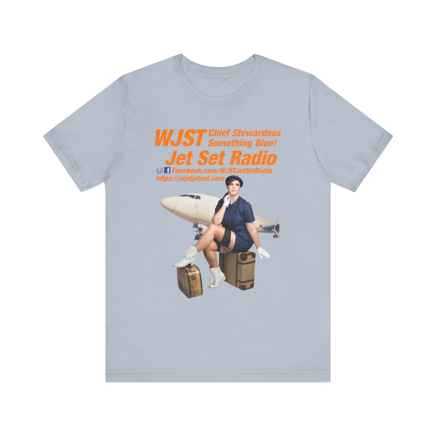 WJST Something Blue Unisex Jersey Short Sleeve Tee