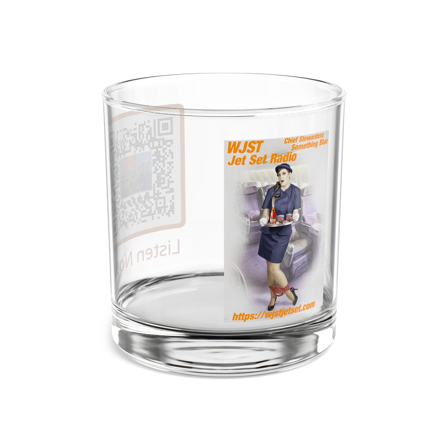 WJST Jet Set On The Rocks Glass B 10oz