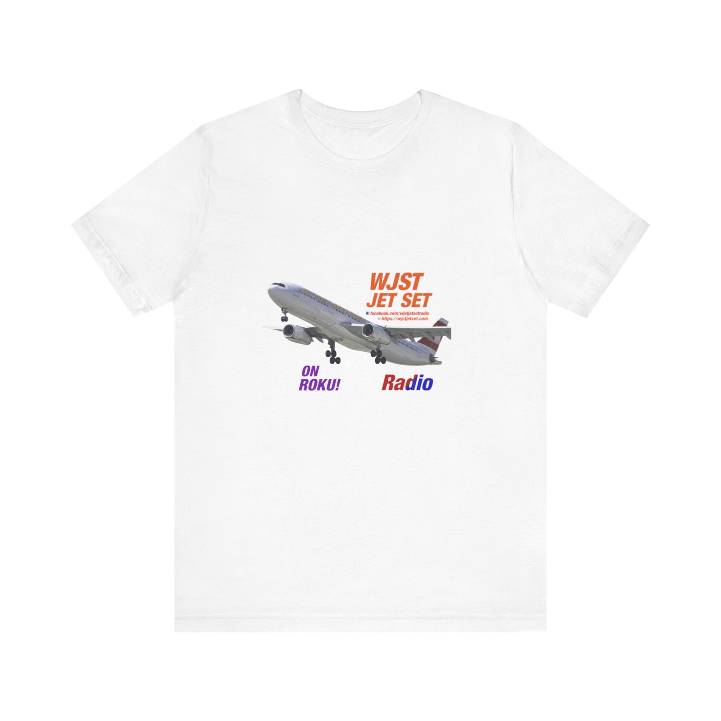 WJST Jet Set Logo Unisex Jersey Short Sleeve Tee