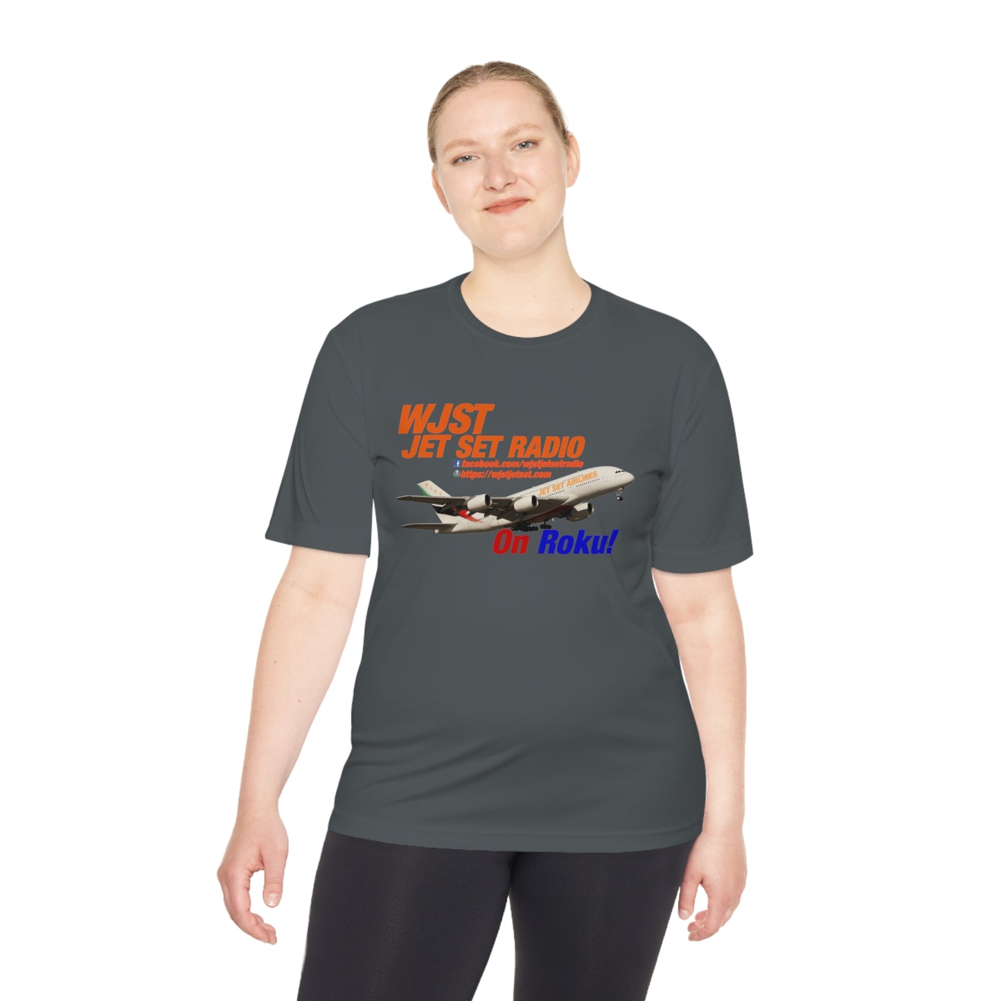 WJST Jet Set Logo Unisex Moisture Wicking Tee