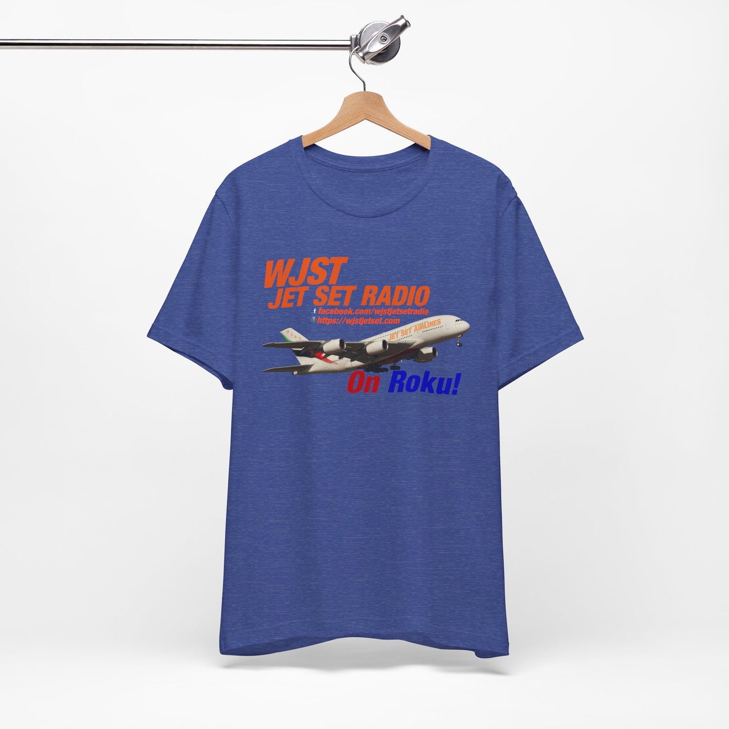 WJST Jet Set Logo Unisex Jersey Short Sleeve Tee