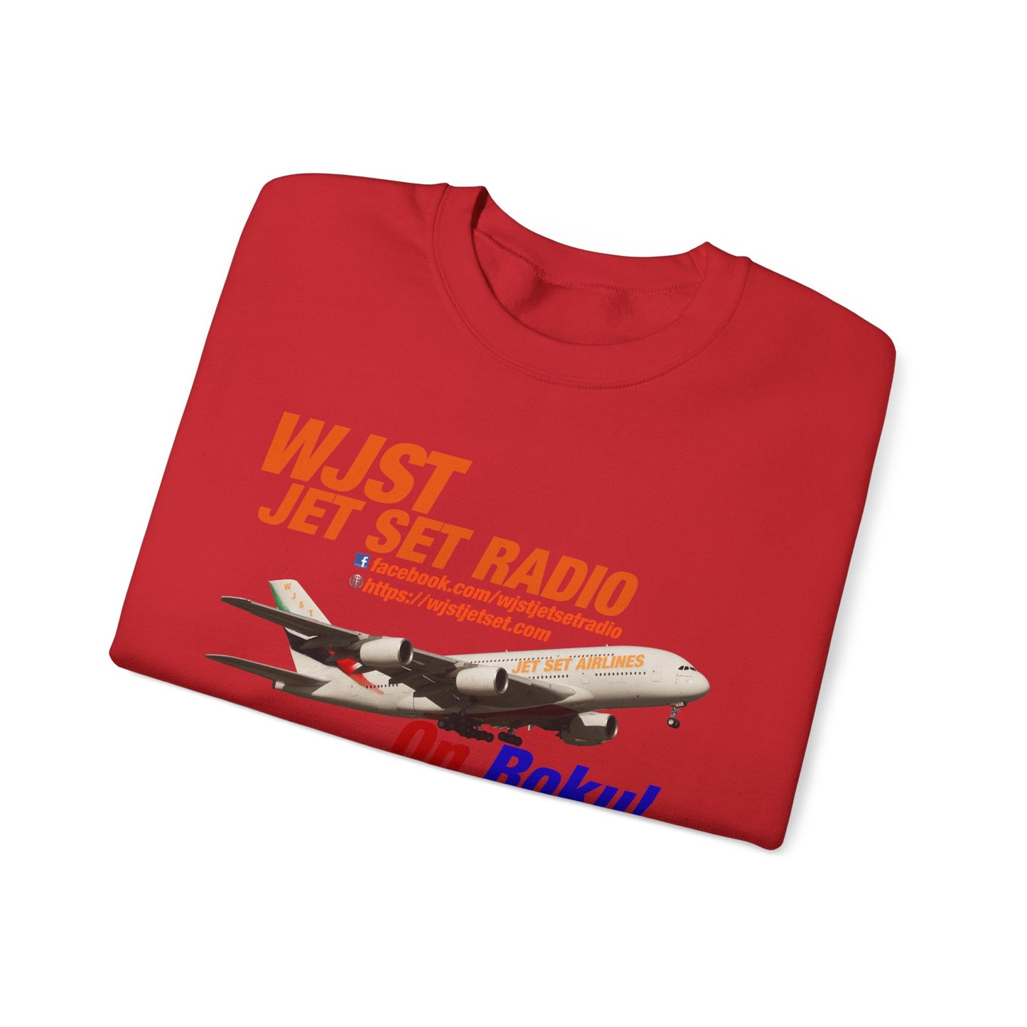 WJST Jet Set Logo Unisex Heavy Blend™ Crewneck Sweatshirt