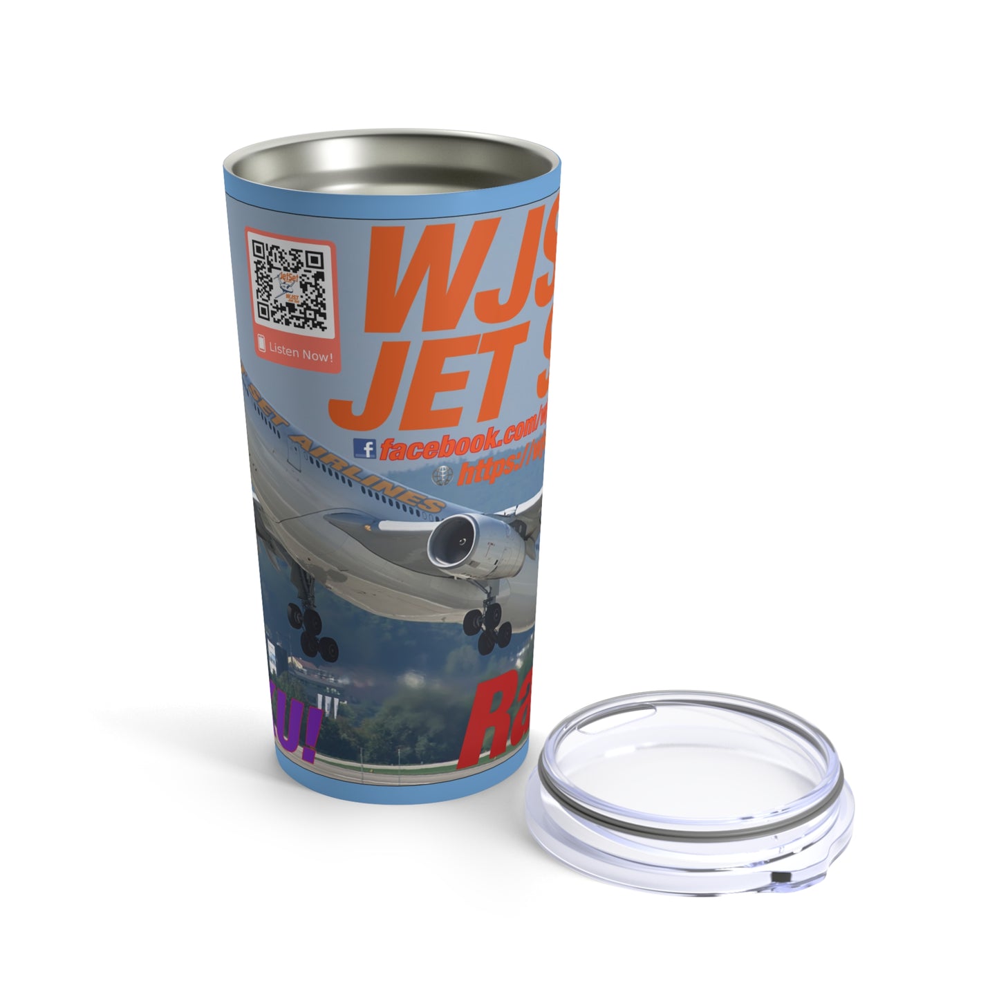 WJST Jet Set Tumbler 20oz