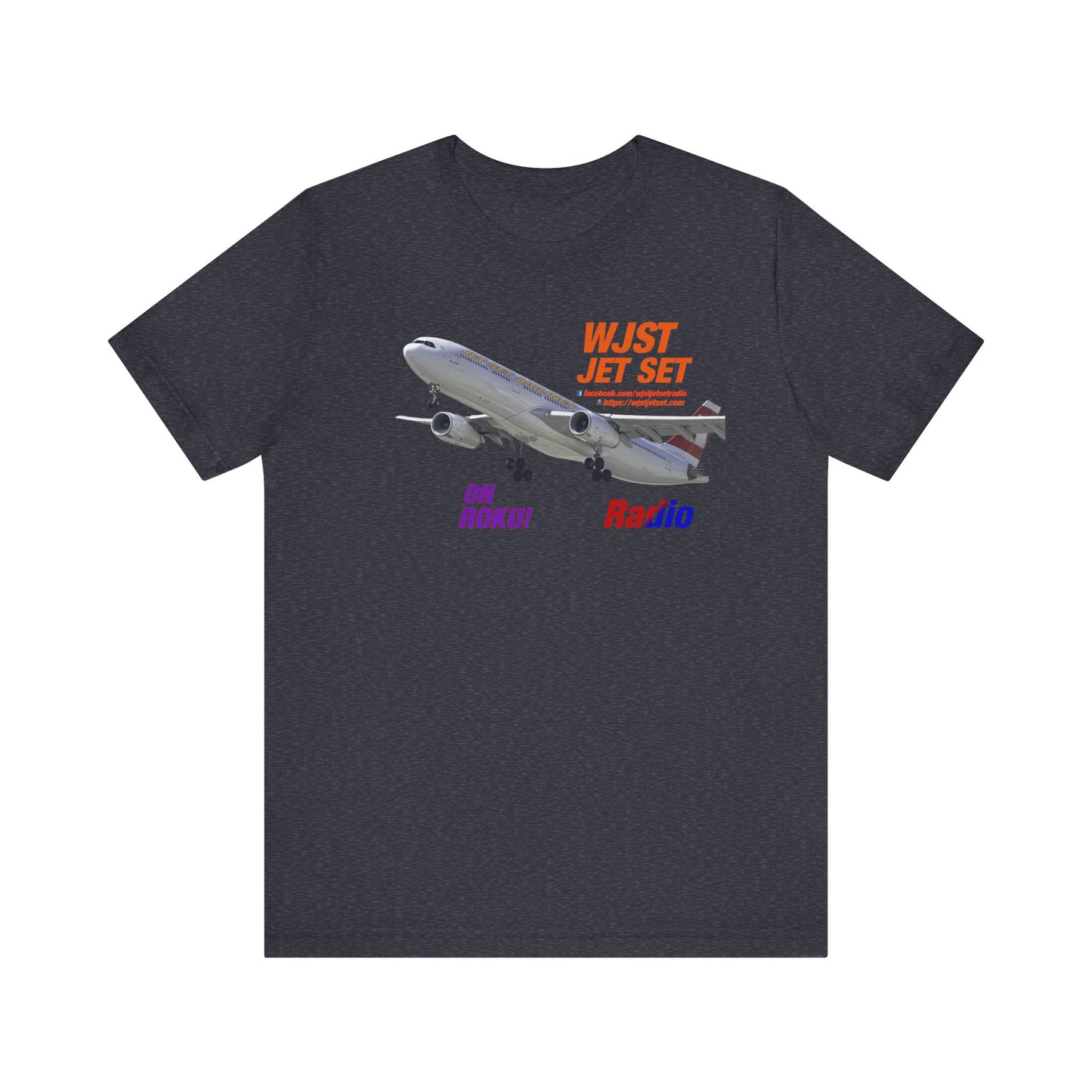 WJST Jet Set Logo Unisex Jersey Short Sleeve Tee