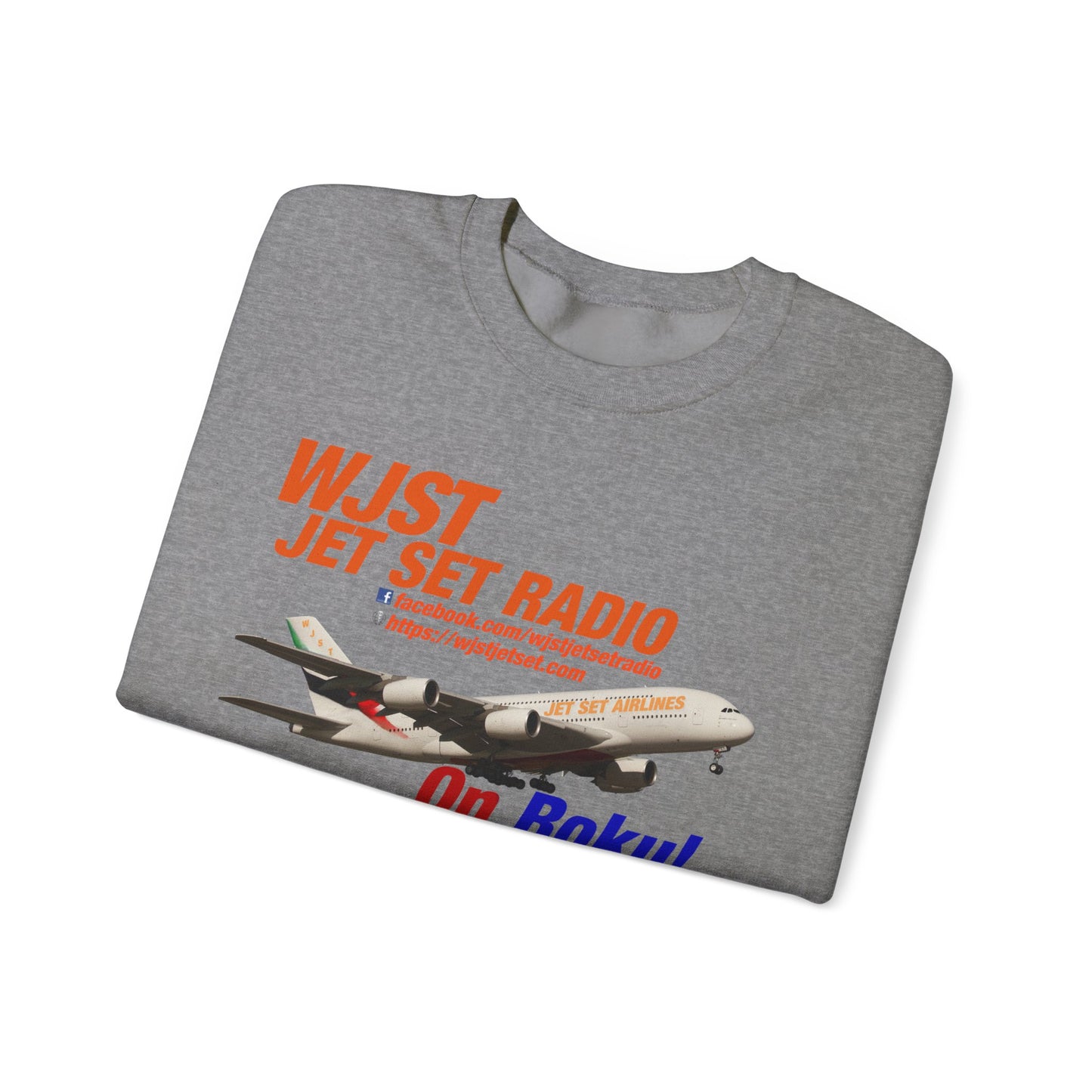 WJST Jet Set Logo Unisex Heavy Blend™ Crewneck Sweatshirt