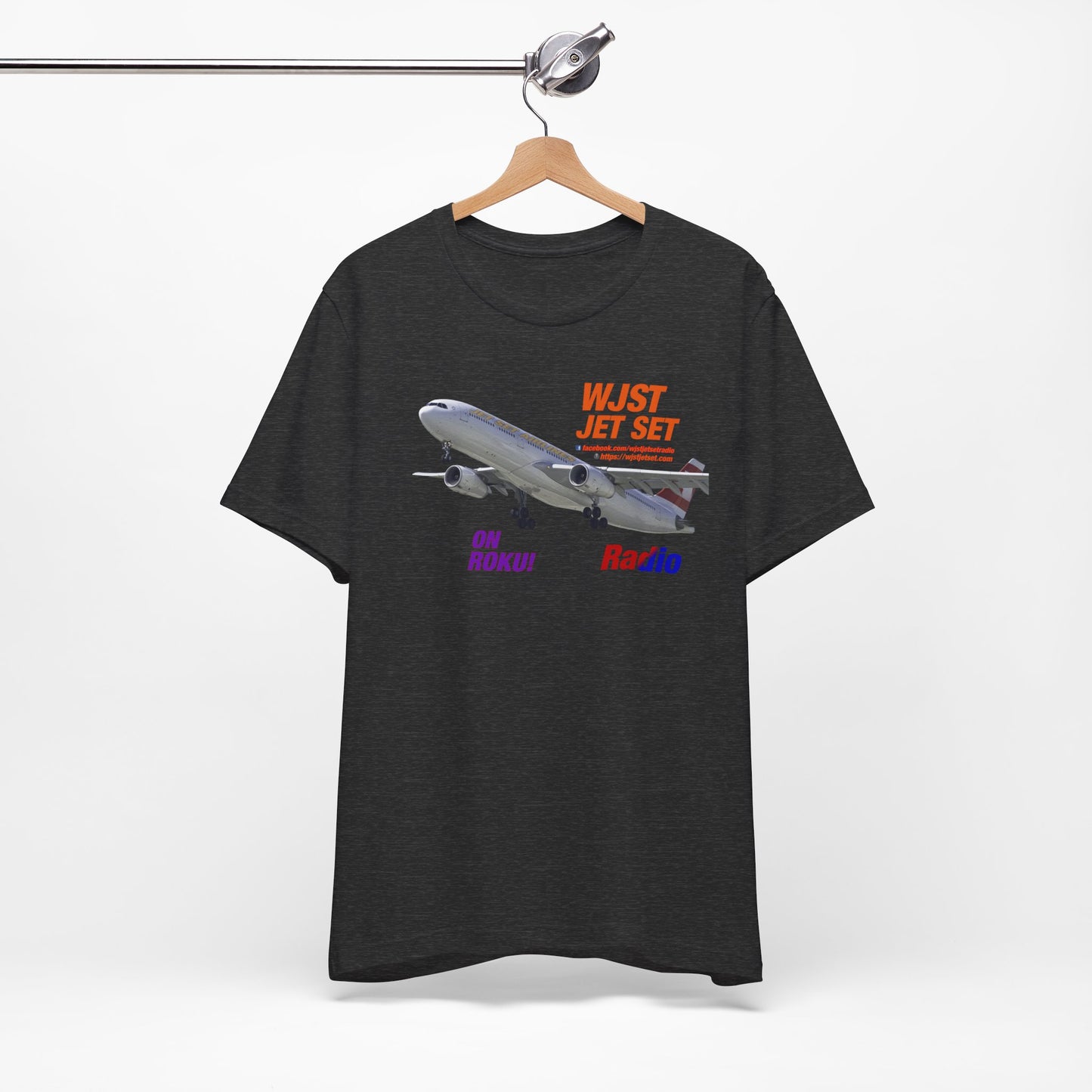 WJST Jet Set Logo Unisex Jersey Short Sleeve Tee