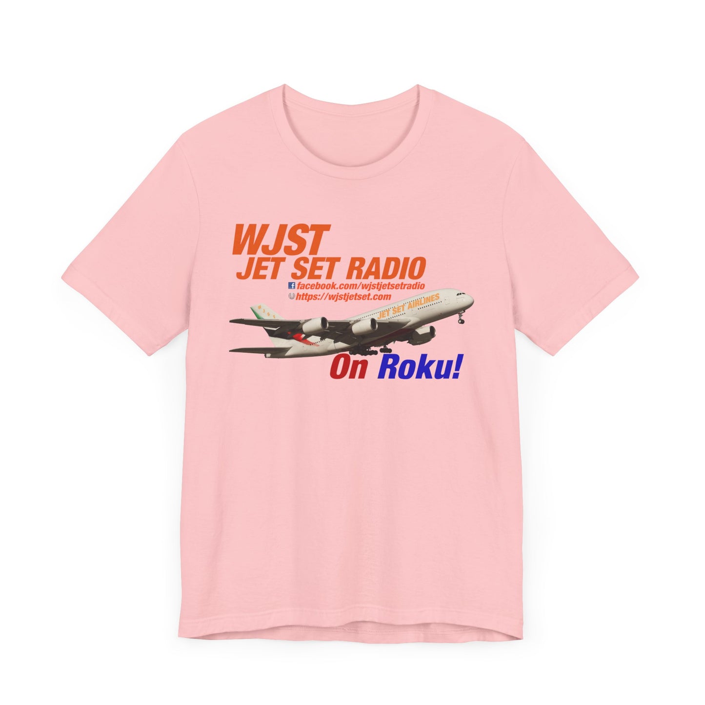 WJST Jet Set Logo Unisex Jersey Short Sleeve Tee