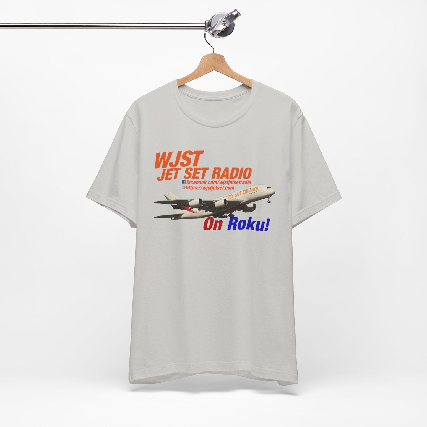 WJST Jet Set Logo Unisex Jersey Short Sleeve Tee