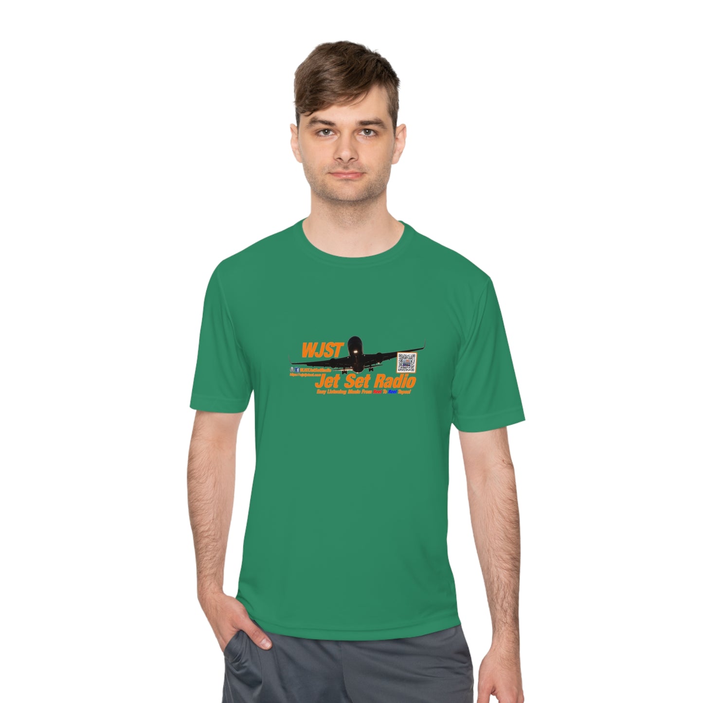 WJST Jet Set Logo Unisex Moisture Wicking Tee