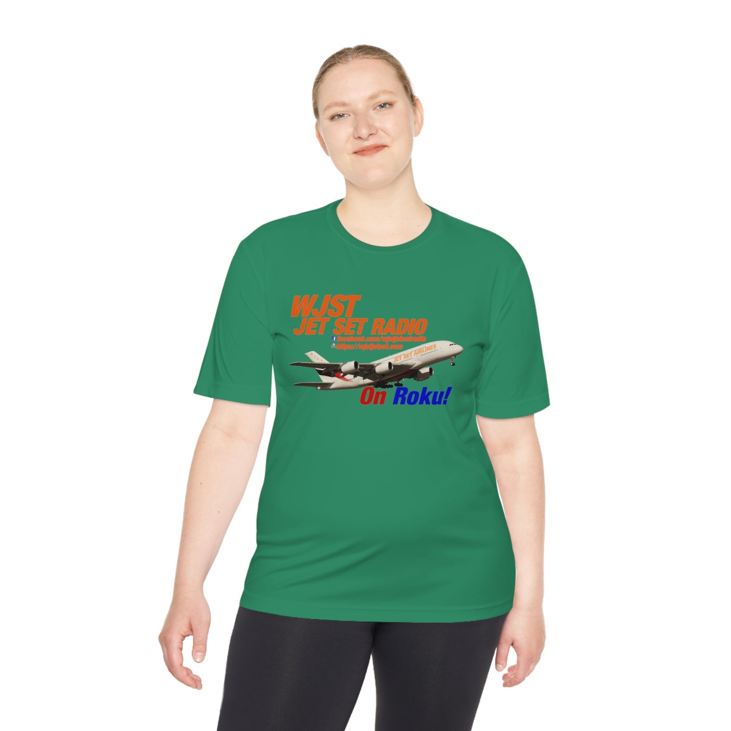 WJST Jet Set Logo Unisex Moisture Wicking Tee