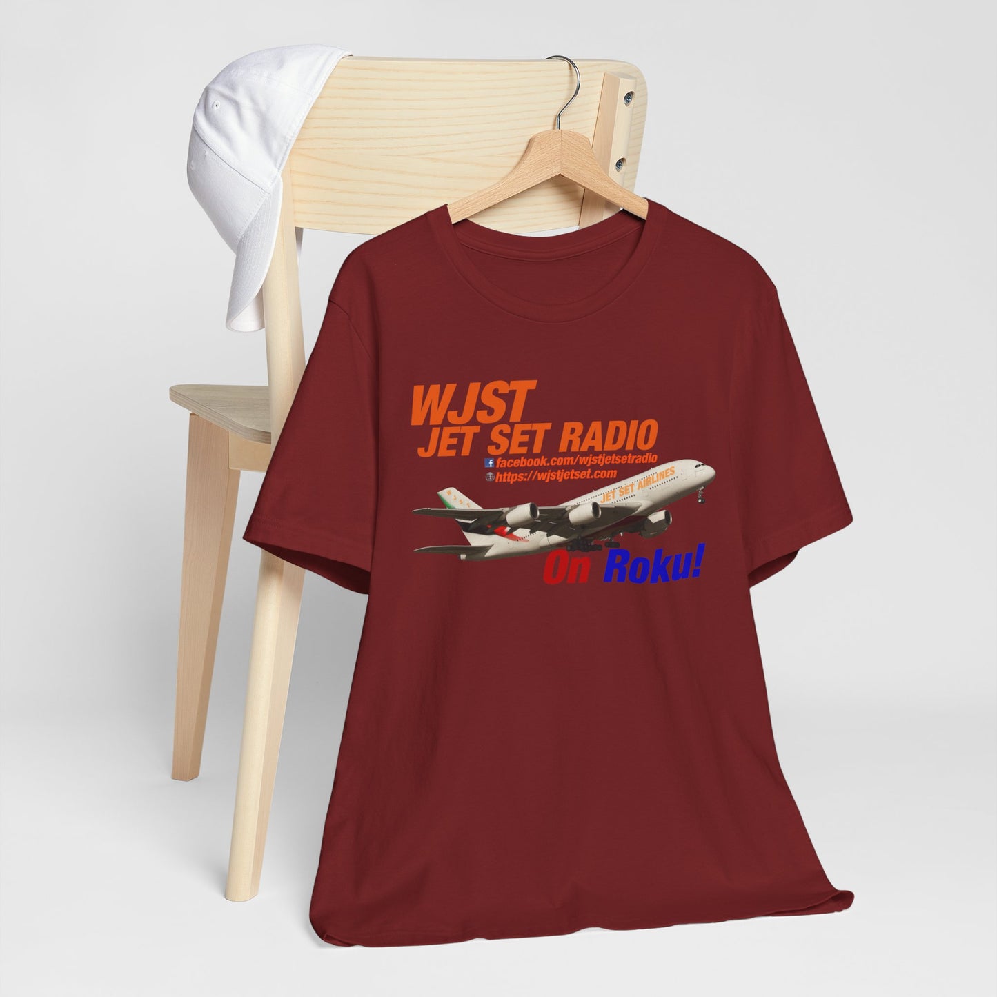 WJST Jet Set Logo Unisex Jersey Short Sleeve Tee