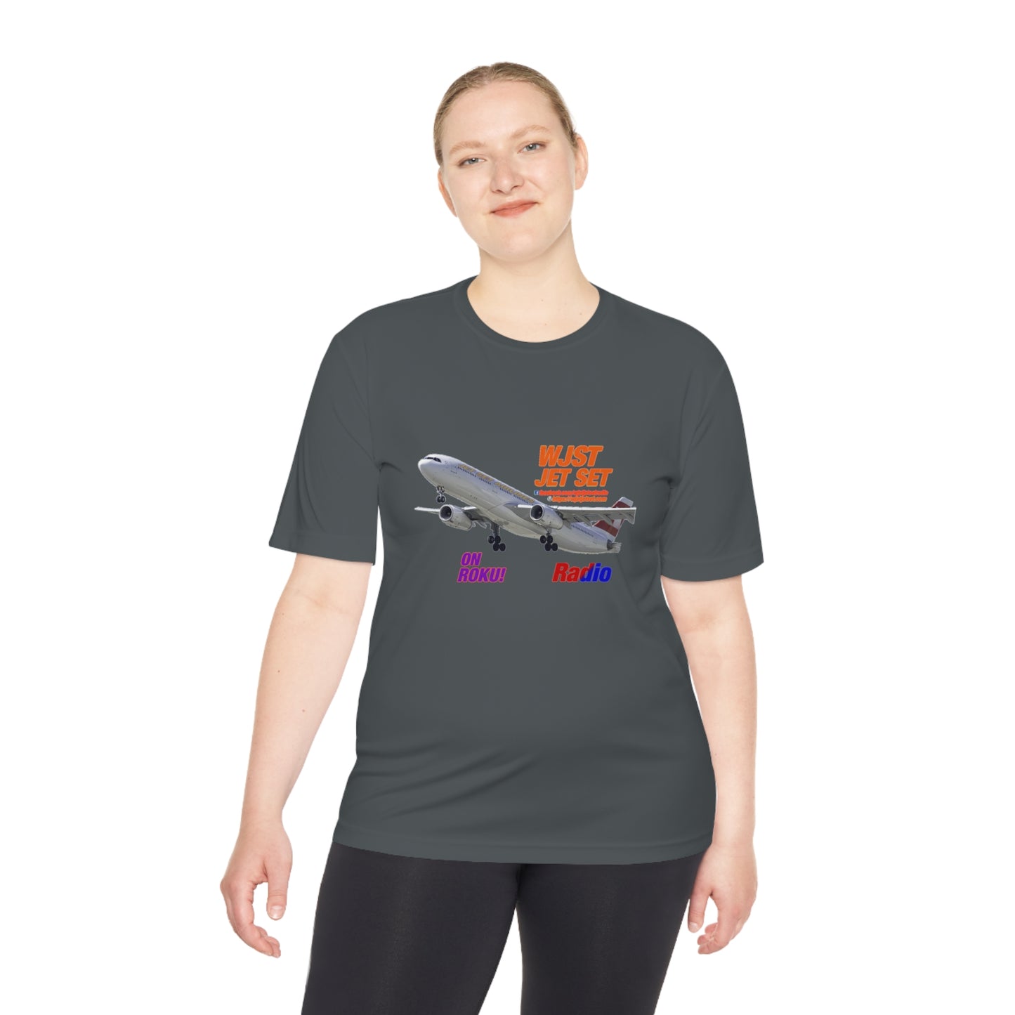 WJST Jet Set Logo Unisex Moisture Wicking Tee