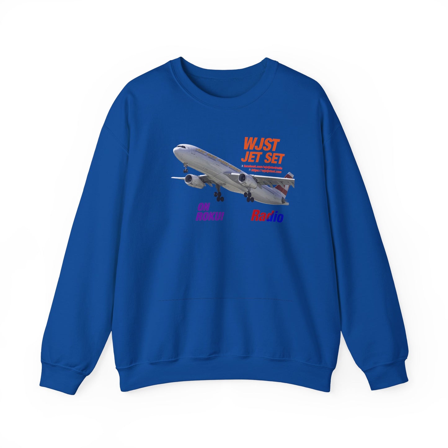 WJST Jet Set Logo Unisex Heavy Blend™ Crewneck Sweatshirt