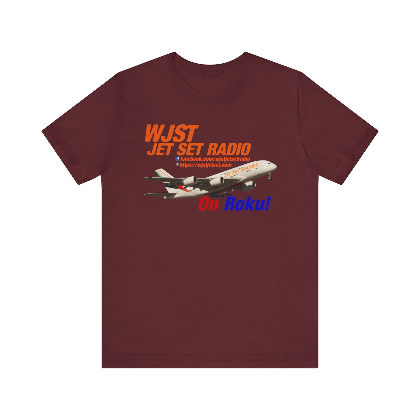 WJST Jet Set Logo Unisex Jersey Short Sleeve Tee