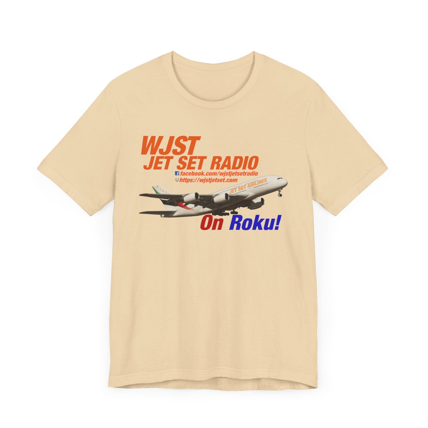 WJST Jet Set Logo Unisex Jersey Short Sleeve Tee