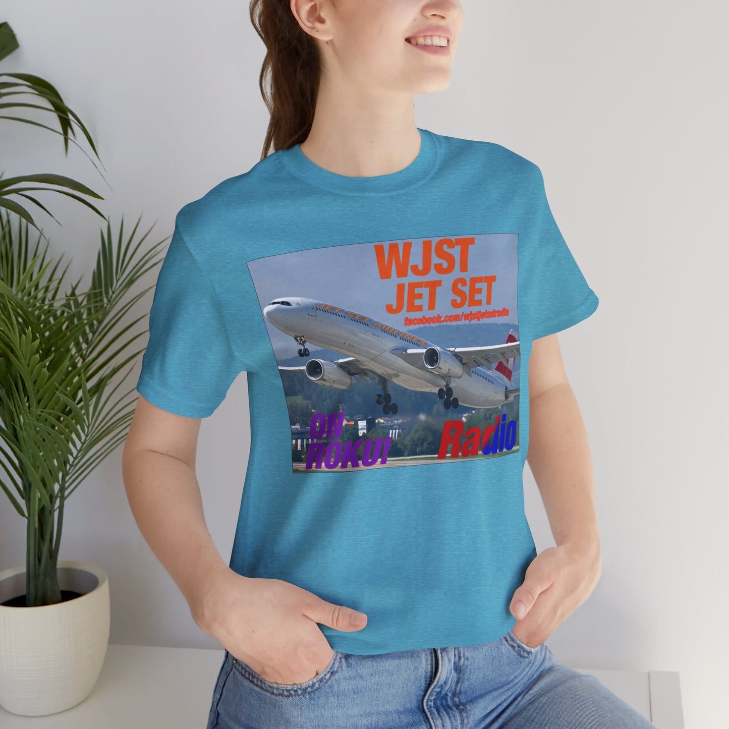 Jet Set Airlines Unisex Jersey Short Sleeve Tee