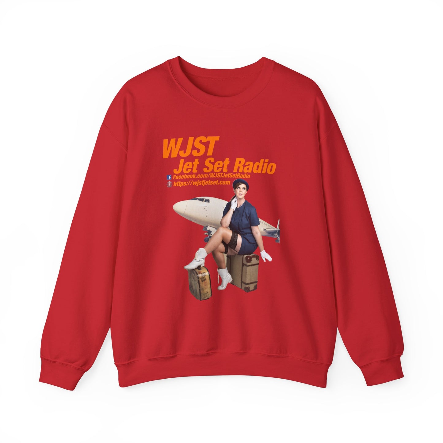 WJST Something Blue Unisex Heavy Blend™ Crewneck Sweatshirt