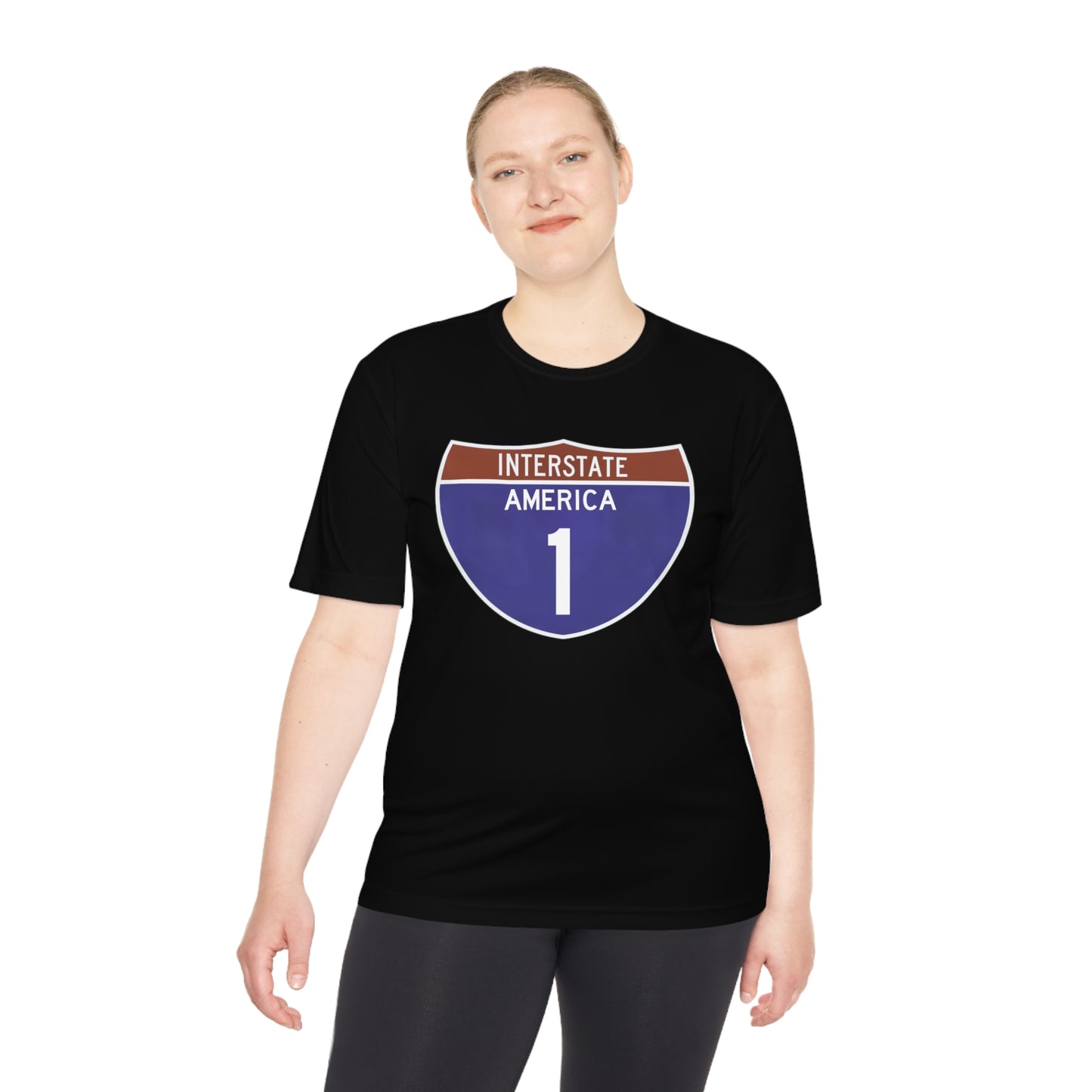 Interstate America 1 Unisex Moisture Wicking Tee