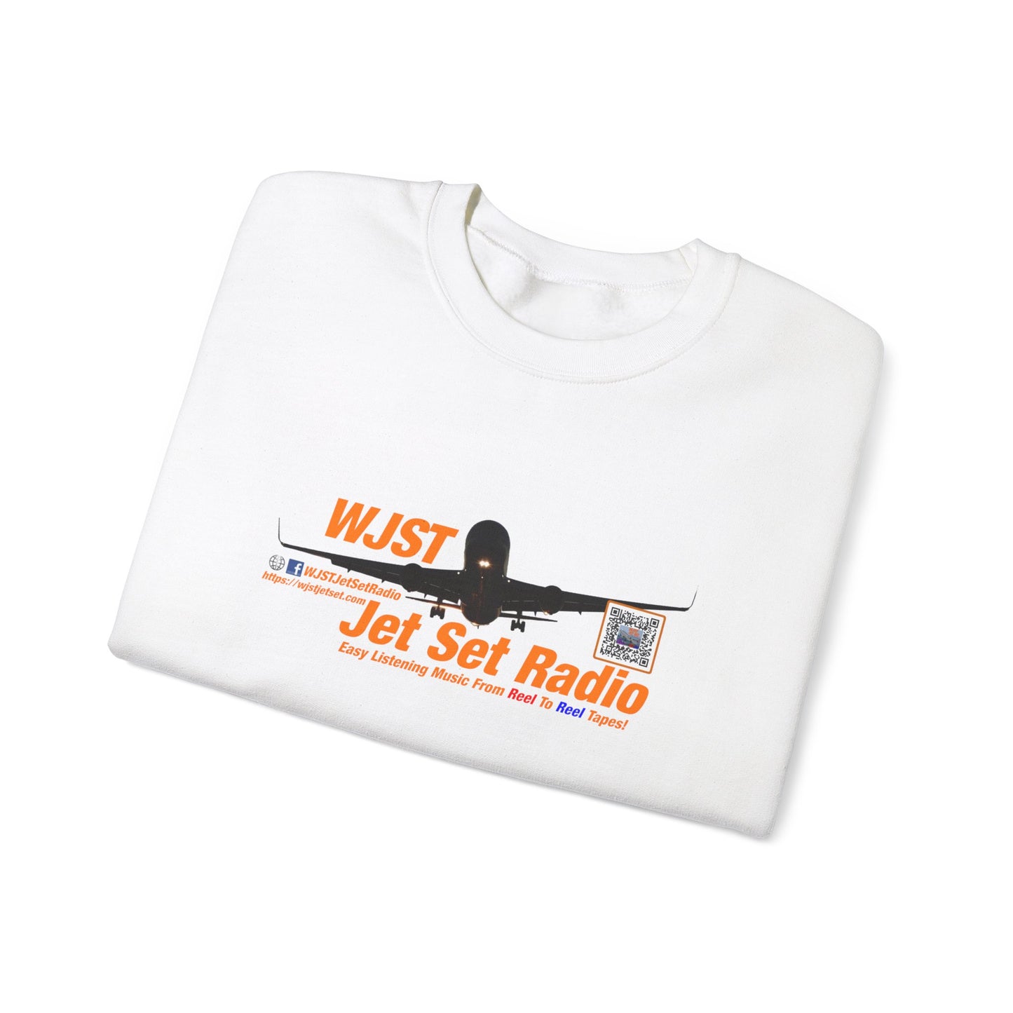 WJST Jet Set Logo Unisex Heavy Blend™ Crewneck Sweatshirt