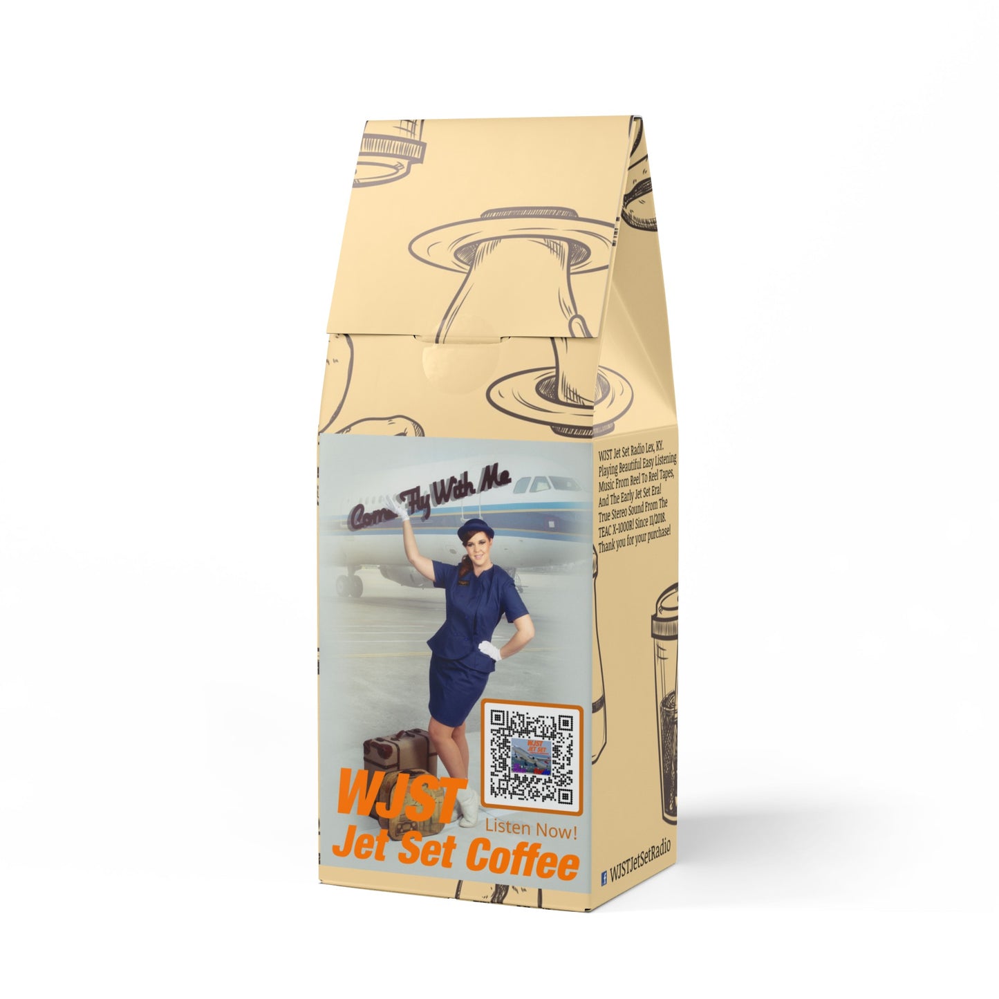 WJST Jet Set Flathead Valley Coffee Blend (Medium-Dark Roast)