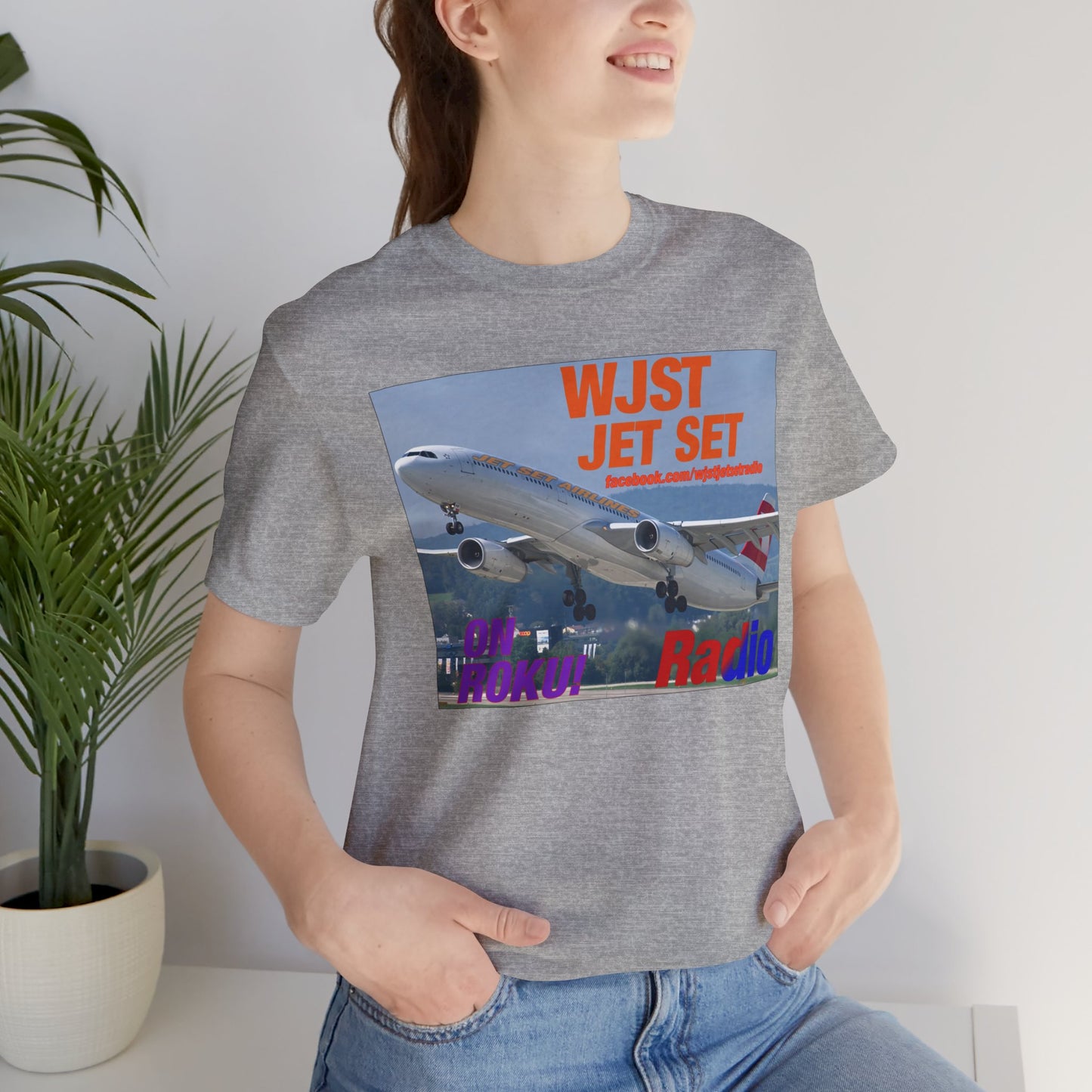 Jet Set Airlines Unisex Jersey Short Sleeve Tee