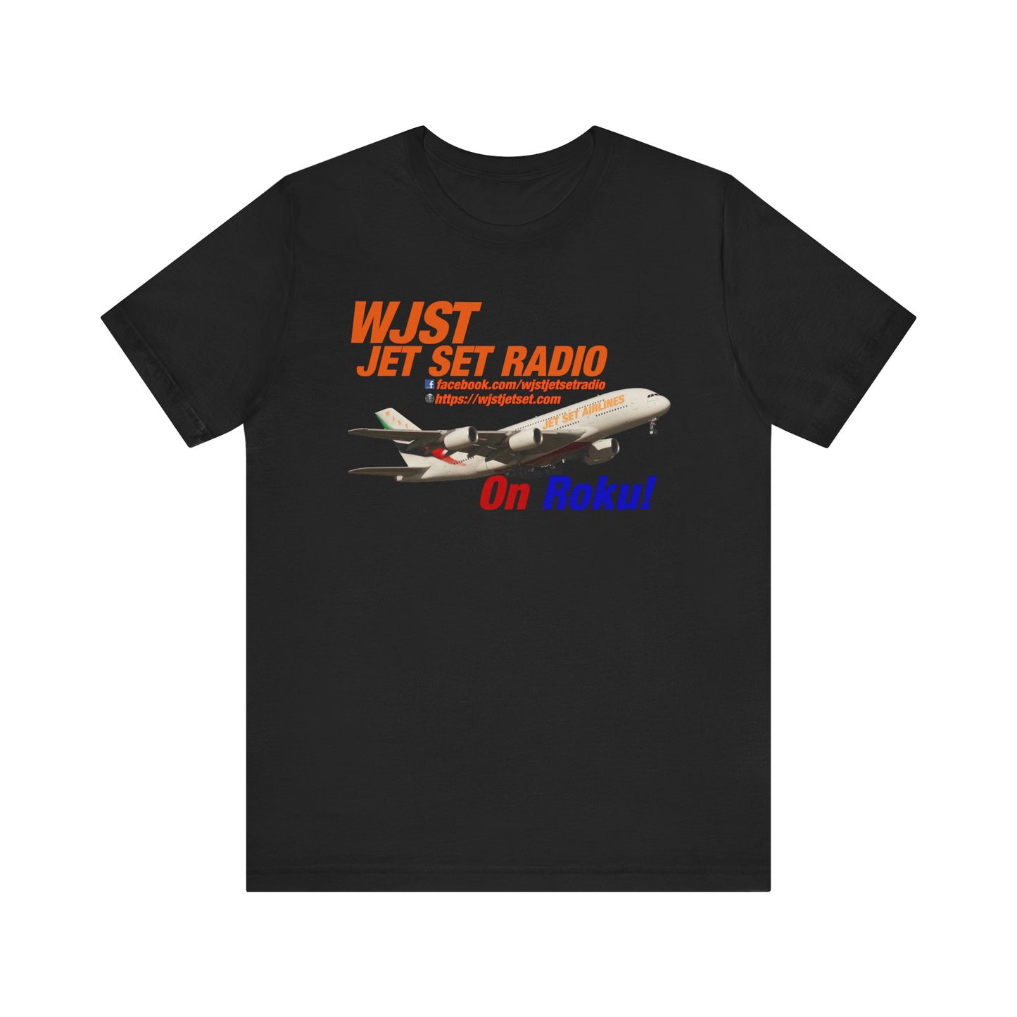 WJST Jet Set Logo Unisex Jersey Short Sleeve Tee