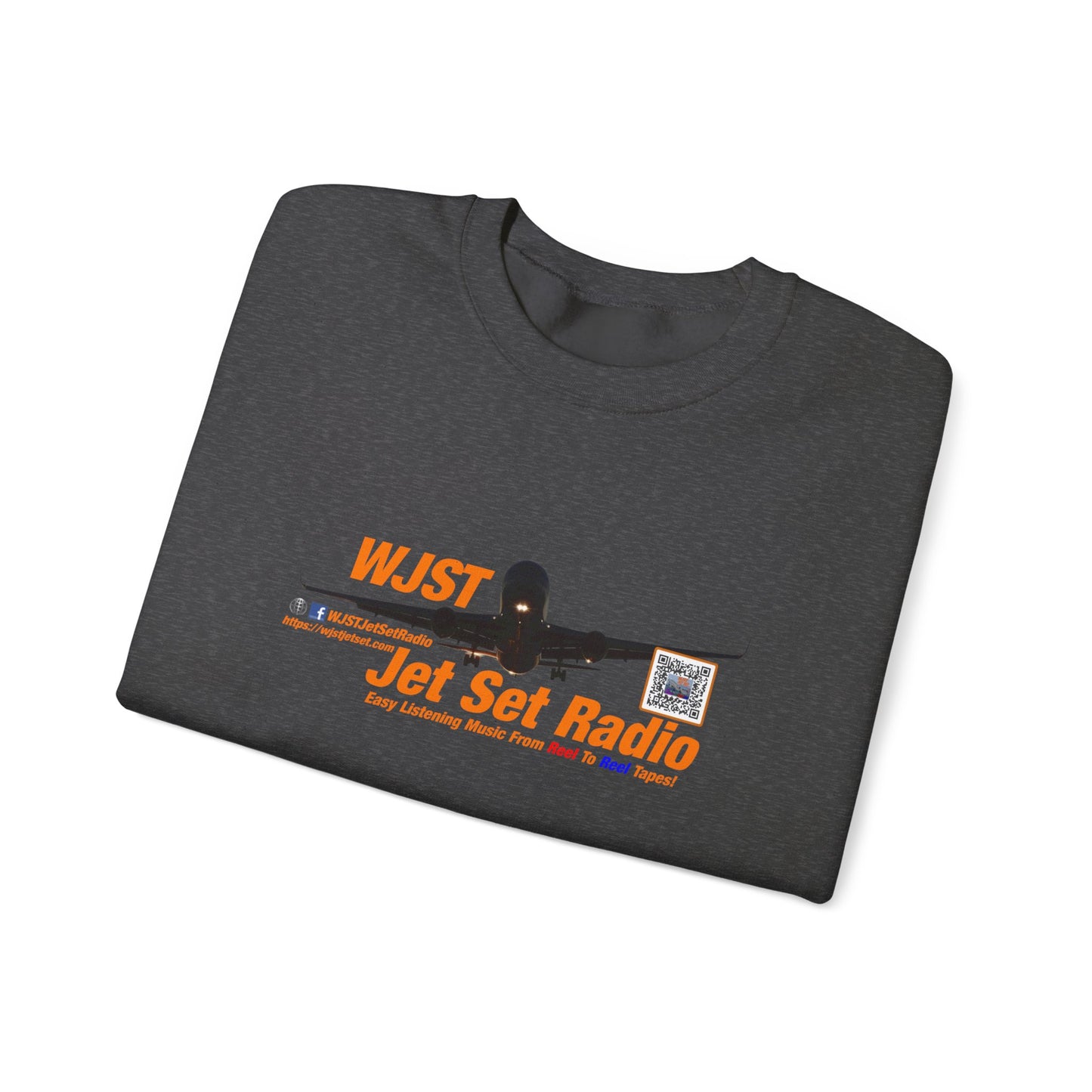 WJST Jet Set Logo Unisex Heavy Blend™ Crewneck Sweatshirt