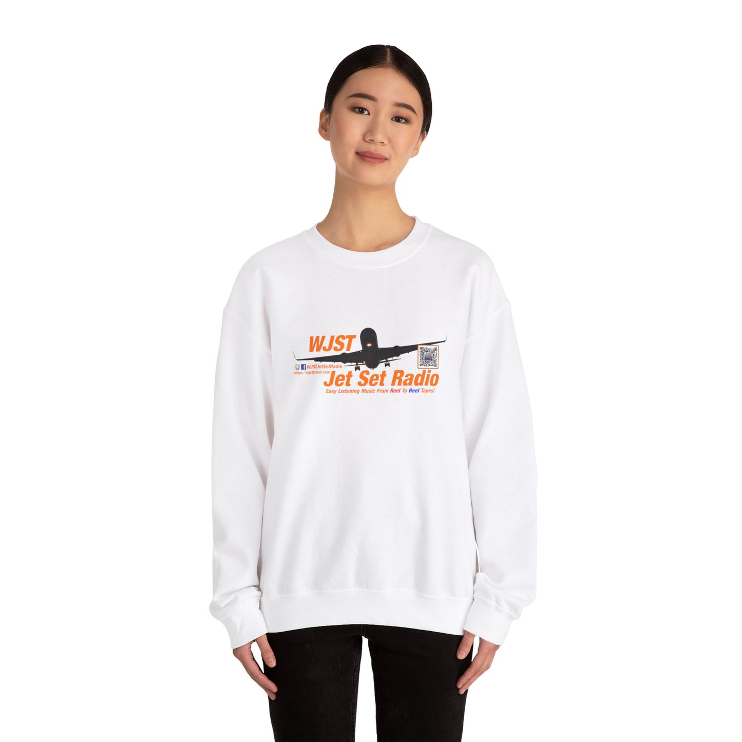 WJST Jet Set Logo Unisex Heavy Blend™ Crewneck Sweatshirt