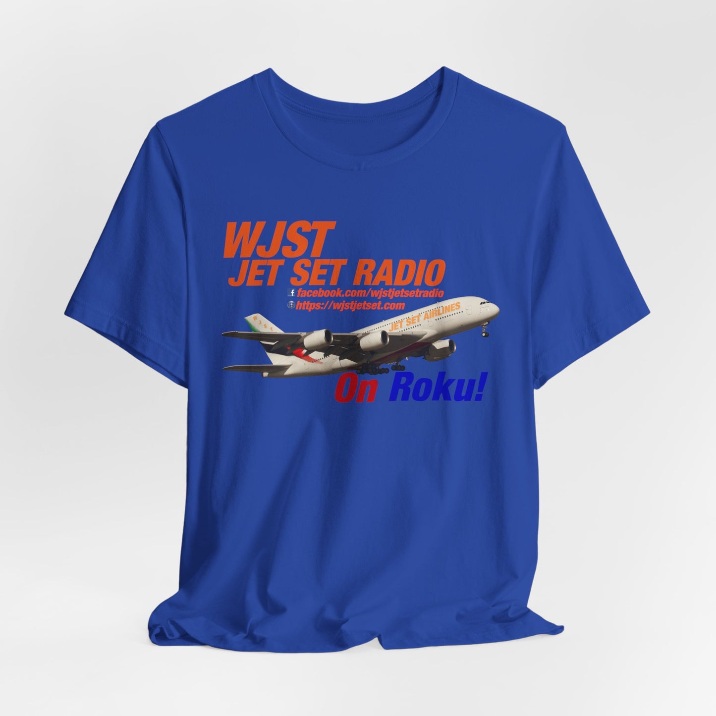 WJST Jet Set Logo Unisex Jersey Short Sleeve Tee