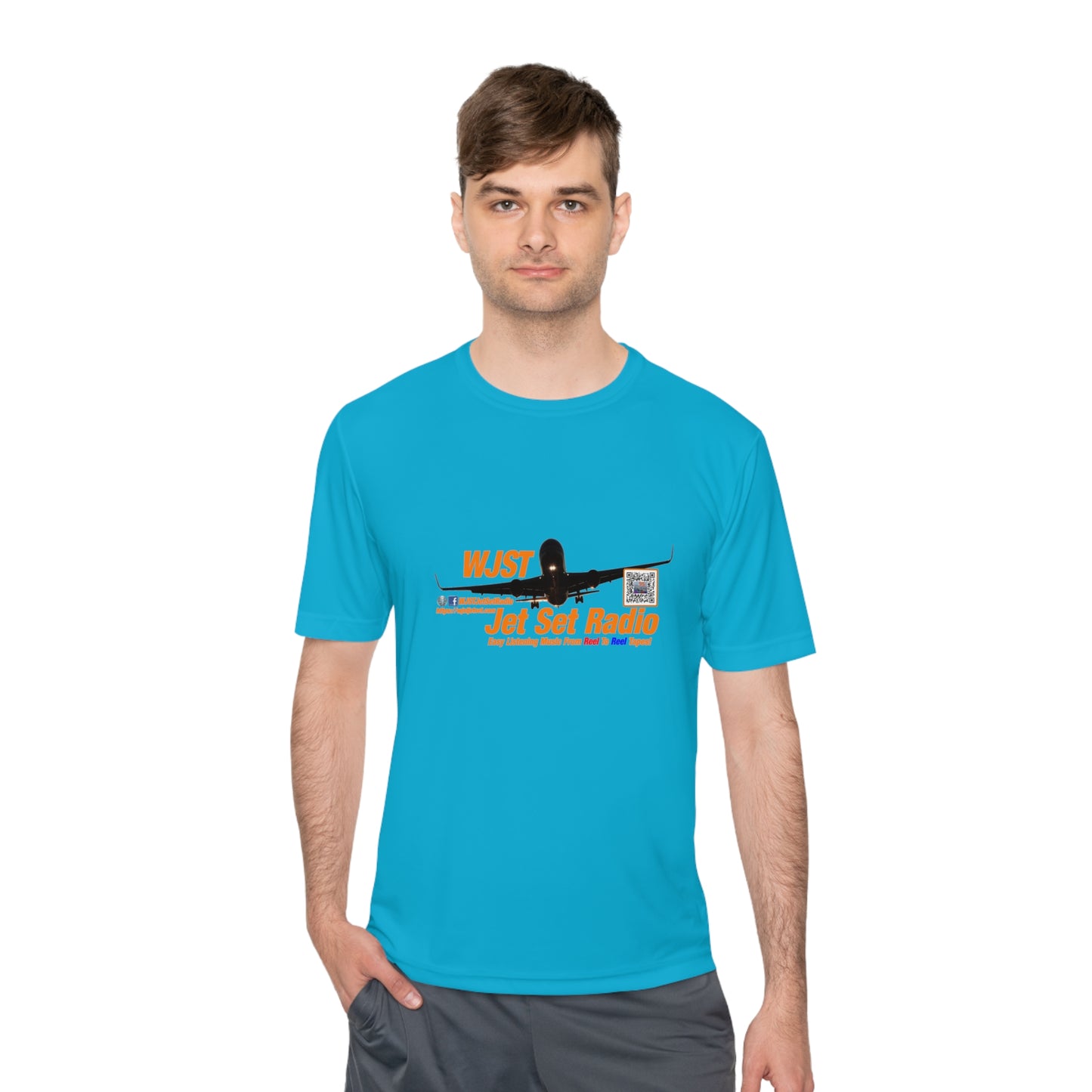 WJST Jet Set Logo Unisex Moisture Wicking Tee