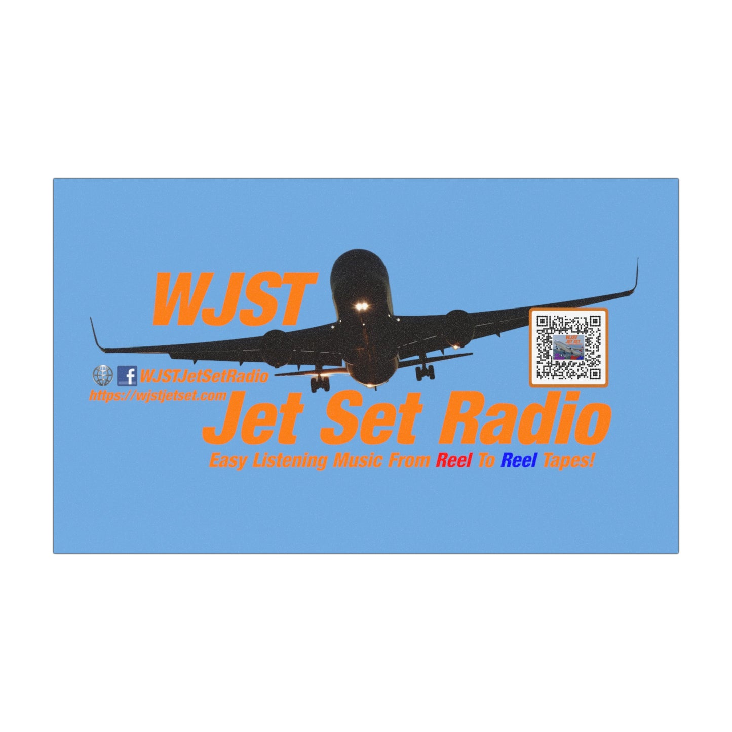 WJST Jet Set Vehicle Magnet